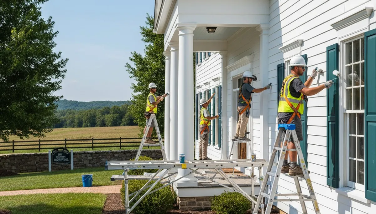 Painting contractor in Louisville, KY providing professional interior and exterior painting services