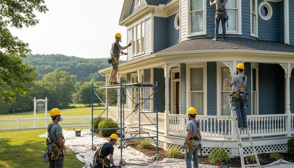 Louisville, KY painting contractor providing professional interior and exterior house painting services